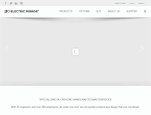 Tablet Screenshot of electricmirror.com
